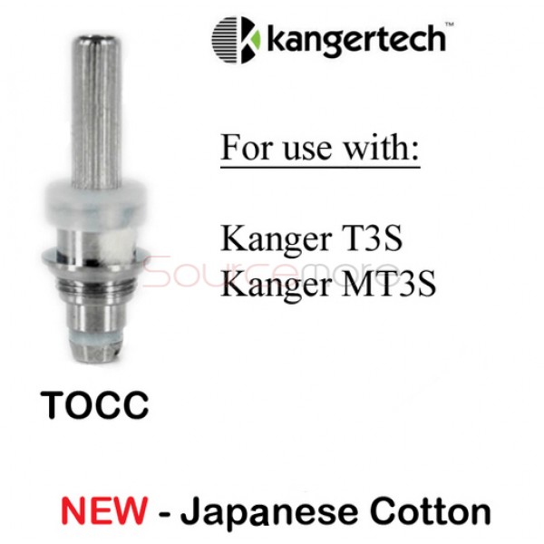 5PCS Kanger New TOCC Organic Cotton Coils for T3S MT3S  - 2.5ohm