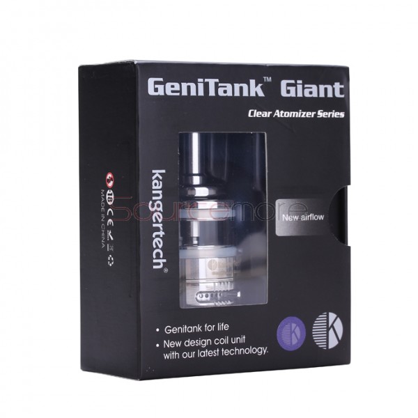 Kanger Genitank Giant Atomizer 4.5ml Airflow Control Glass Tank