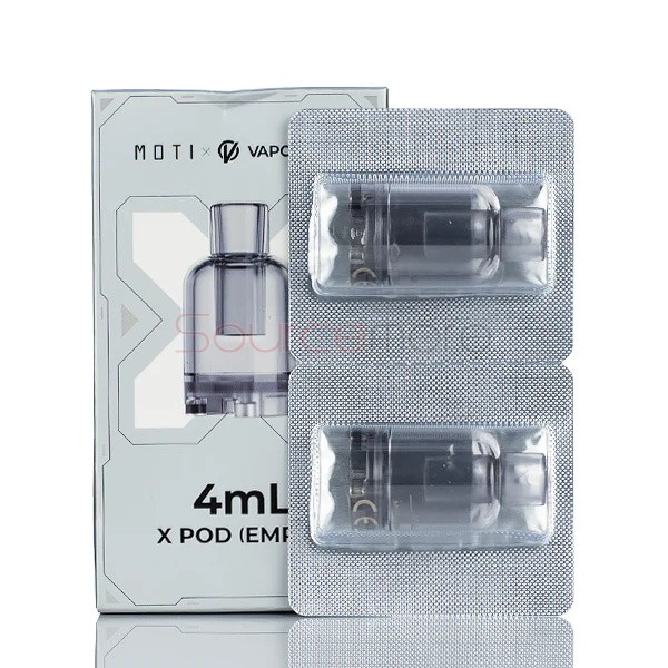 MOTI X Pod Cartridge Empty Pod 4ml 2pcs