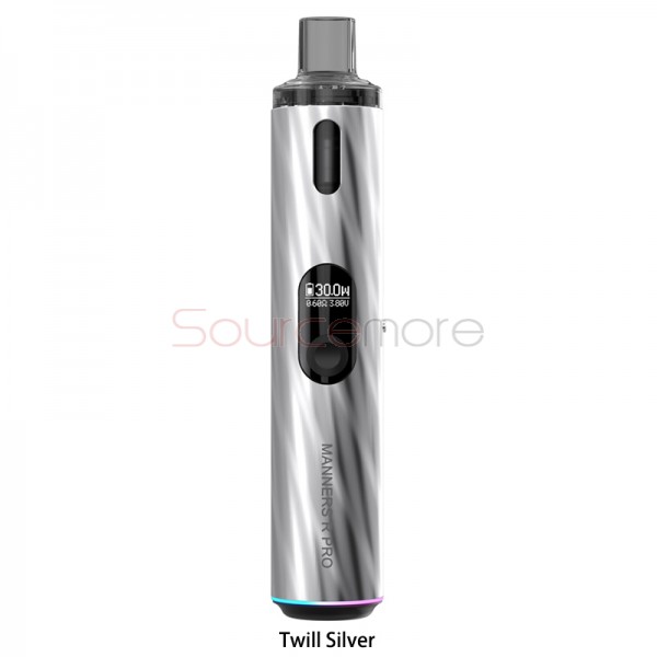 Vapefly Manners R Pro Kit Twill Sliver