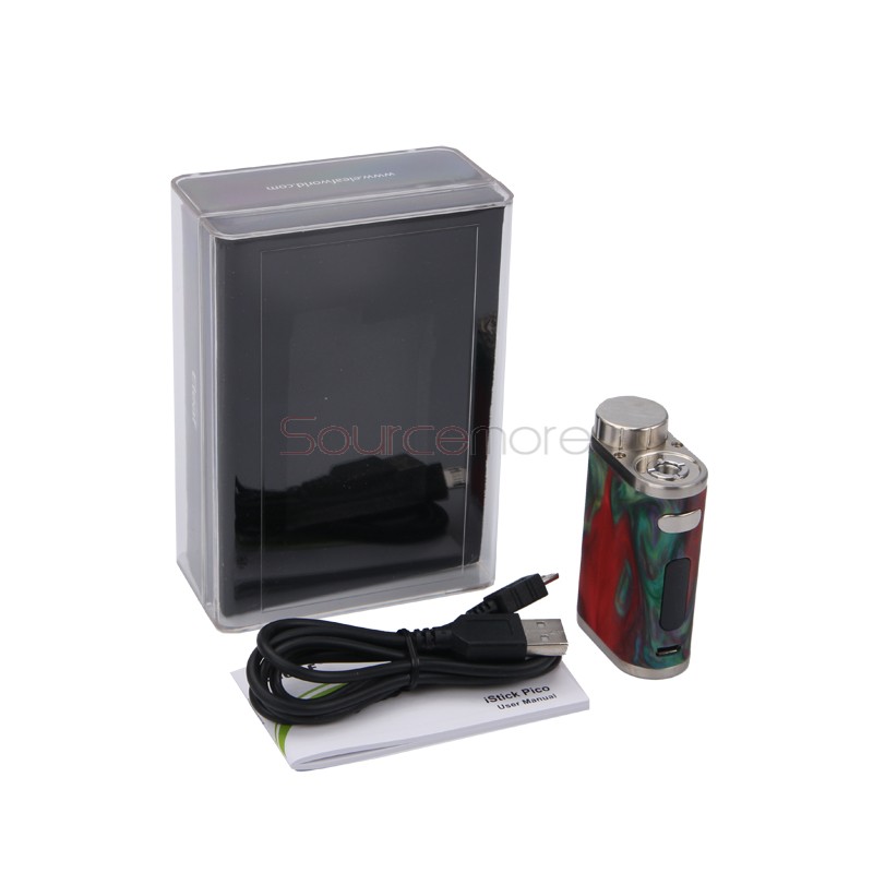 Eleaf iStick Pico Resin 75W Mod Support VW/Bypass/TC Mode Powered by a 18650 Cell