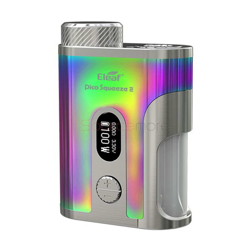 Eleaf Pico Squeeze 2 100W Squonk Mod Powered by Single 21700/18650