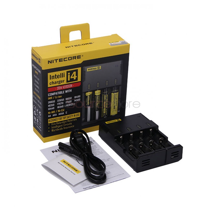 Nitecore New i4 intelligent charger with 4 Channel