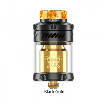 Hellvape Dead Rabbit 3 RTA 6th Anniversary Edition Black Gold