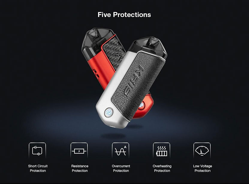 Hcigar KRIS Pod Kit 650mAh 5 Protections