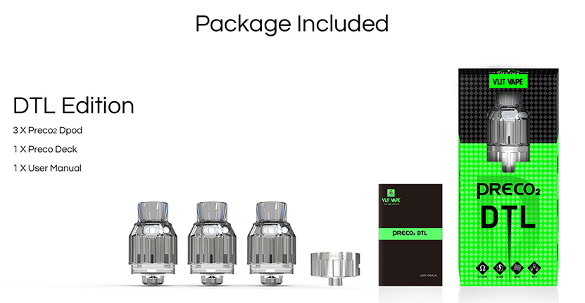 Vzone Preco 2 Tank DTL Edition Package