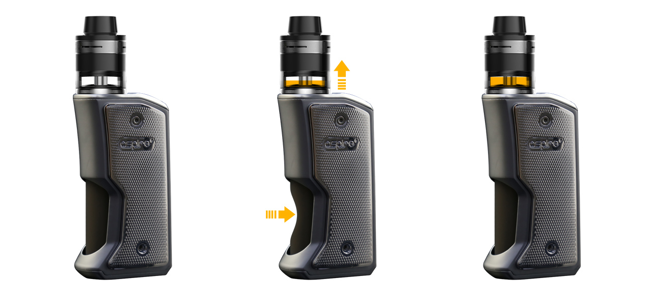 Aspire Feedlink Revvo Kit by Single 18650 Cell-Black/Nightsky