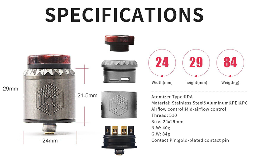 Advken Artha V2 RDA Specification