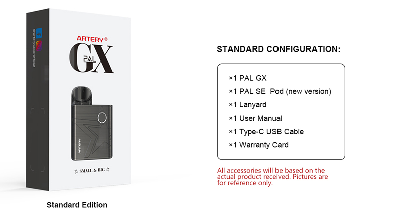 Artery PAL GX Kit Package