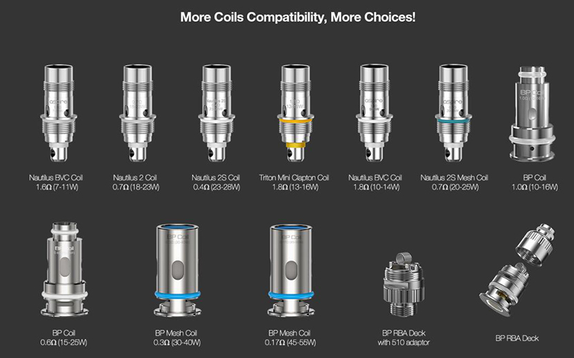 Aspire BOXX Pod Cartridge BP Coils