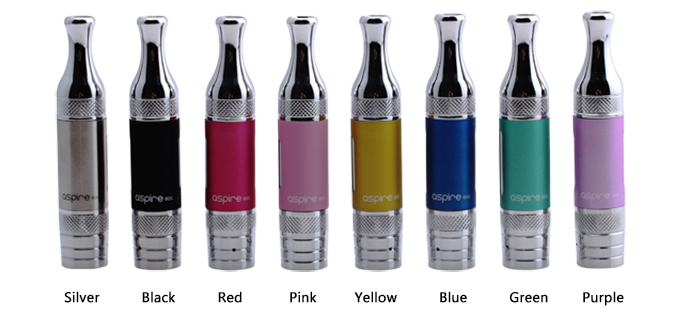 Aspire ET-S Glass BVC Clearomizer Colors