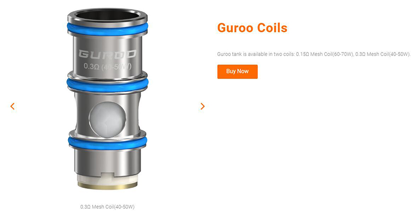 Aspire Guroo Coil Feature 2