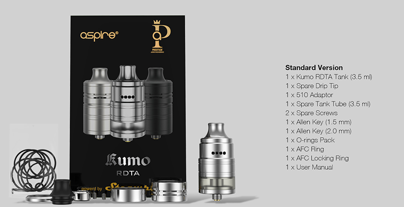 Aspire Kumo RDTA package