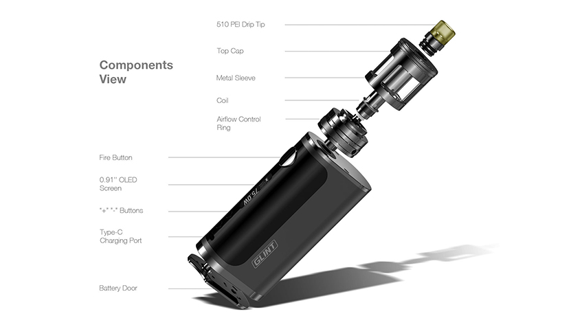 Aspire Nautilus GT Kit Glint Mod 75W with 3ml Nautilus GT Tank