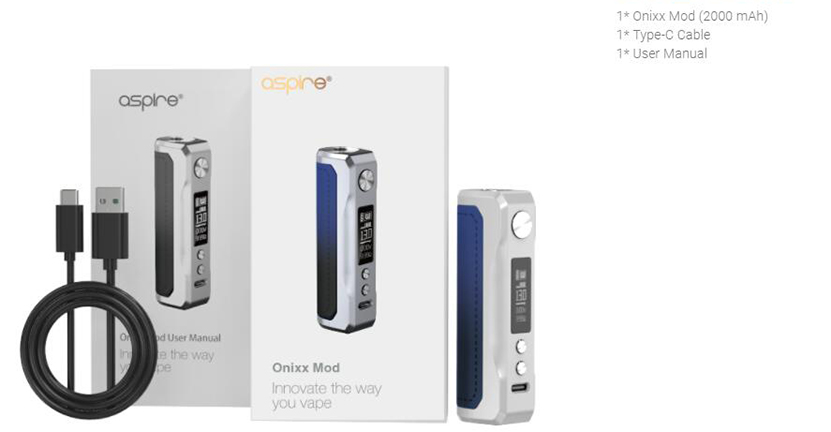 Aspire Onixx Mod Package