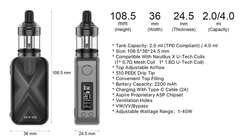 Aspire Rover 2 Kit Features 7