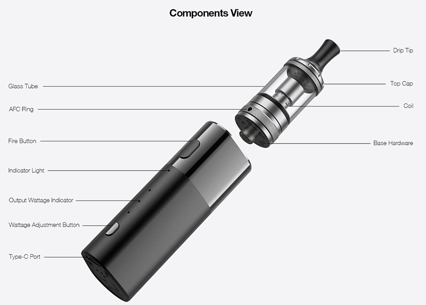 Aspire Zelos Nano Kit con Nautilus Nano Sigaretta Elettronica - Kit Aspire  - Svapo Store