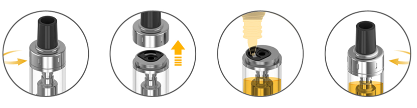 Aspire K Lite Tank Filling 