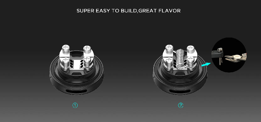 Augvape Druga Tank Atomizer Coil Replacement