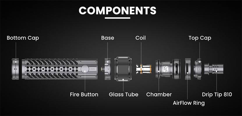 BD Vape Blaster Kit Parts