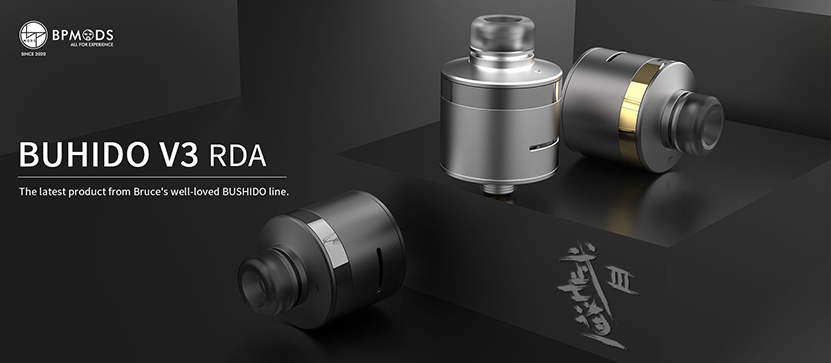 BP Mods Bushido V3 RDA Atomizer 22mm