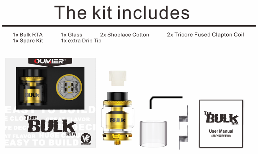 Bulk RTA Includes