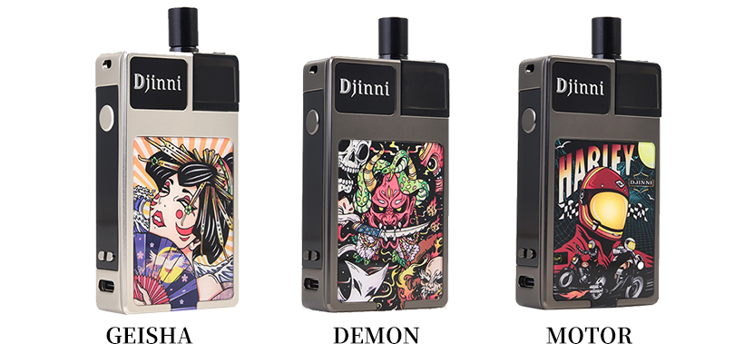 CoilART Djinni Pod Vape Kit Colors