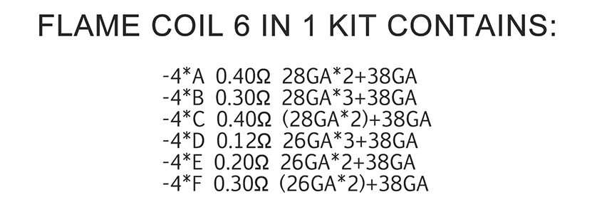 Demon Killer Flame Coil 6 in 1 Type