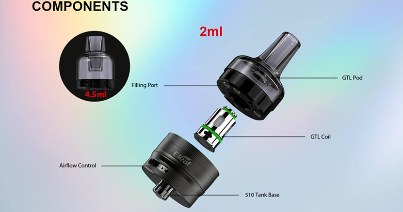 Eleaf GTL Pod Tank Feature 2