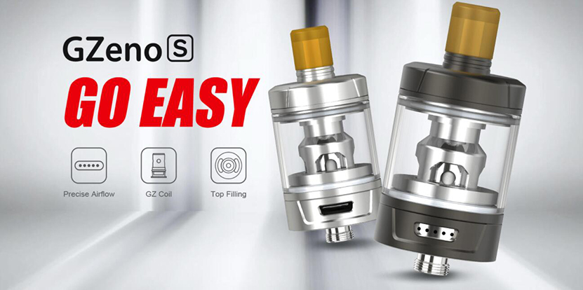 Eleaf GZeno S Tank Φ24.5mm 4ml/2ml sub ohm tank with GZ coil