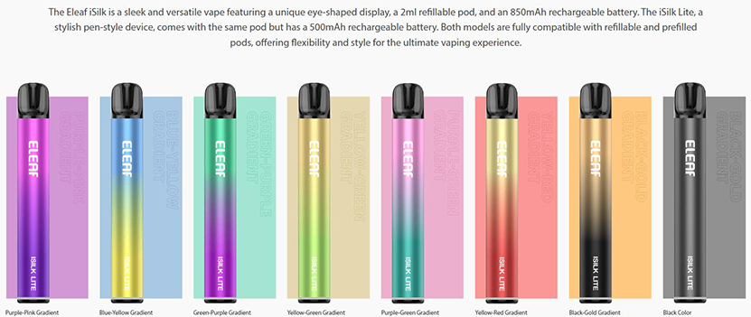 Eleaf iSilk Lite Pod Kit Features