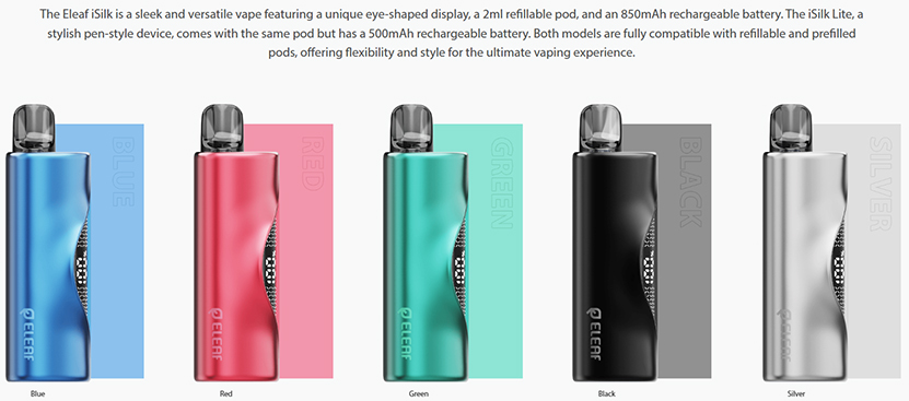 Eleaf iSilk Pod Kit Description