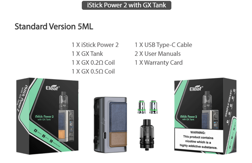 Eleaf iStick Power 2 With GX Tank Package