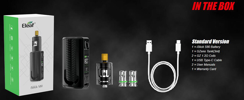 Eleaf iStick S80 Kit Package