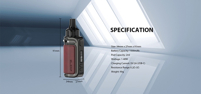 Eleaf isolo air Kit parameter