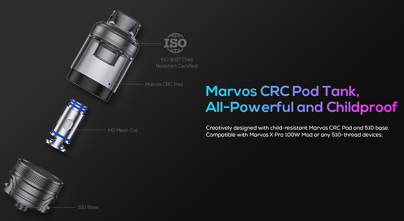 Freemax Marvos X Pro 100W Kit CRC Pod Tank