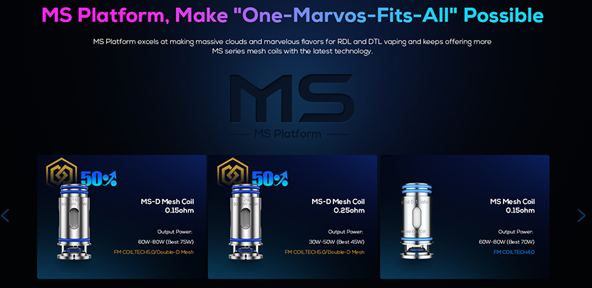 Freemax Marvos X Pro 100W Kit MS Platform