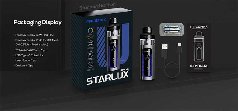 Freemax Starlux 40W Kit Package