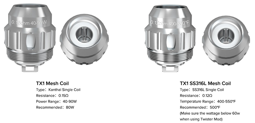 Freemax TX Mesh Coil Series