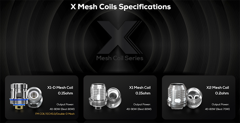 Freemax X Mesh Coil Type