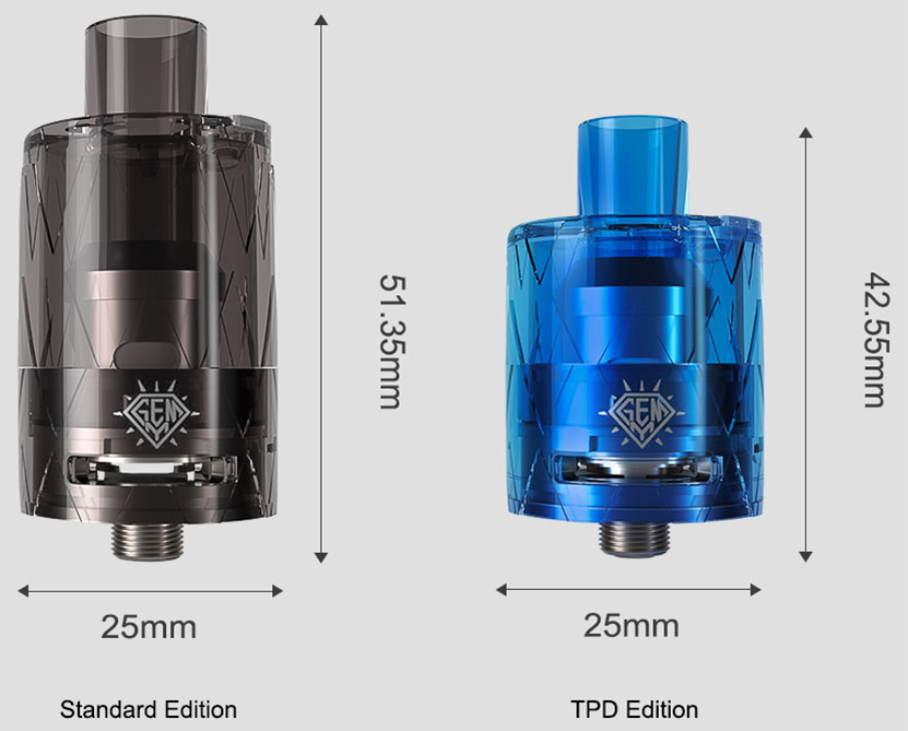 Freemax GEMM Subohm Tank Features 02