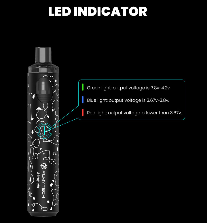 Fumytech Purely AIO Kit LED Indicator