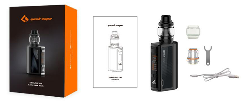 GeekVape Obelisk 200 Kit package