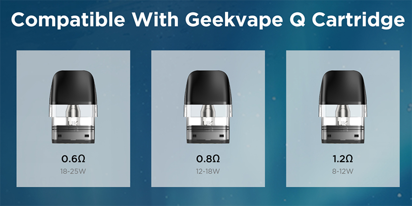 GeekVape Wenax Q Pro Kit Compatible