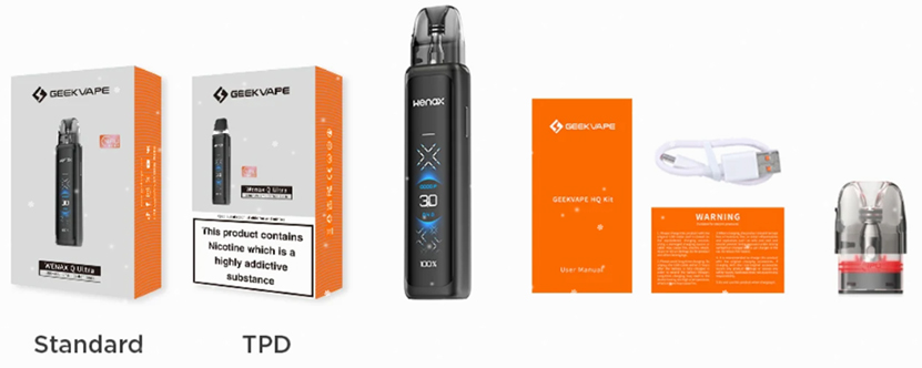 GeekVape Wenax Q Ultra Kit Package