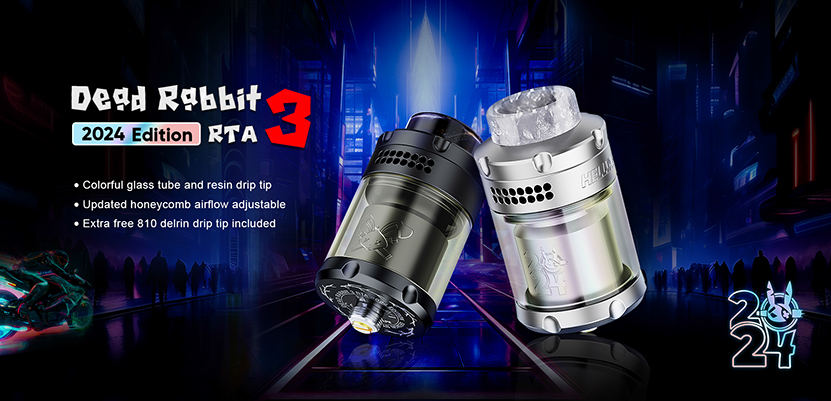 Hellvape Dead Rabbit 3 RTA 2024 Edition Features