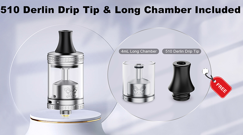 Hellvape Dead Rabbit MTL 2 RTA 510 Drip Tip