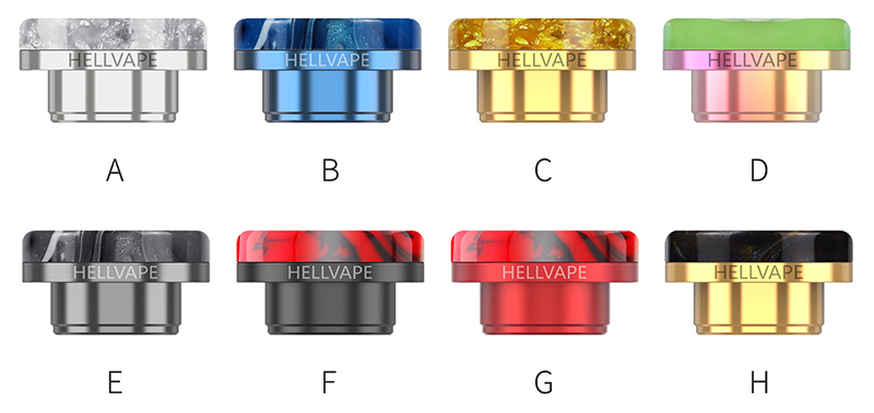 Hellvape Dead Rabbit Pro AG+ Drip Tip Full Color