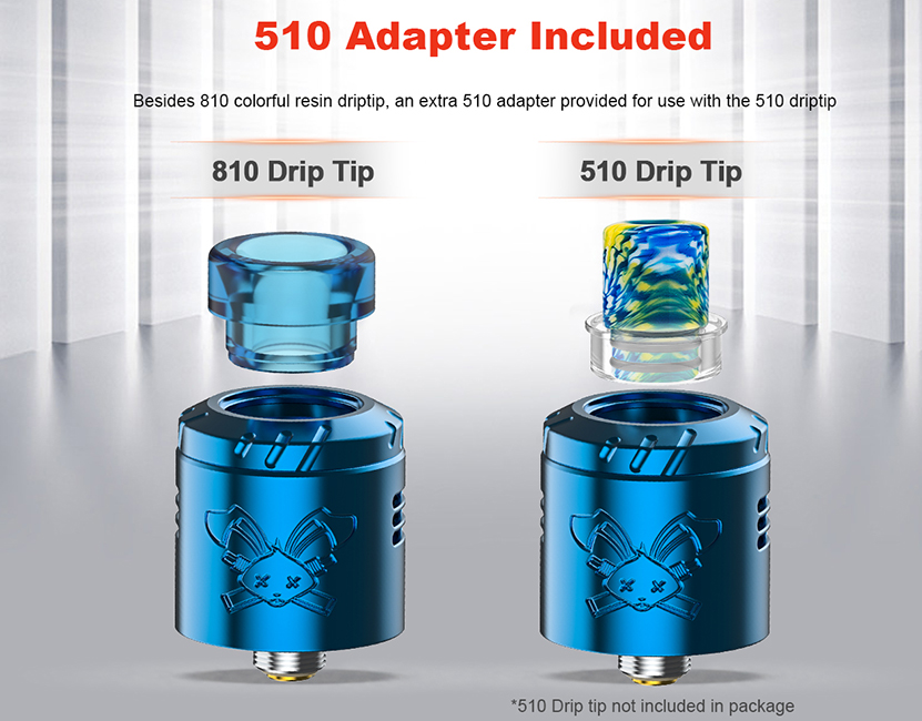 Hellvape Dead Rabbit Solo RDA 510 Adapter