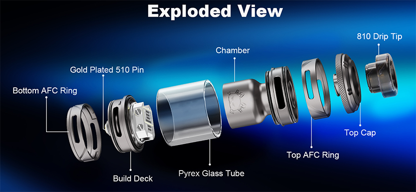 Hellvape Fat Rabbit Solo 2 RTA Parts